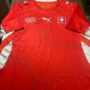 Puma SWITZERLAND National Team World Cup JERSEY Men's Sz M,L,XL,2XL New w tags